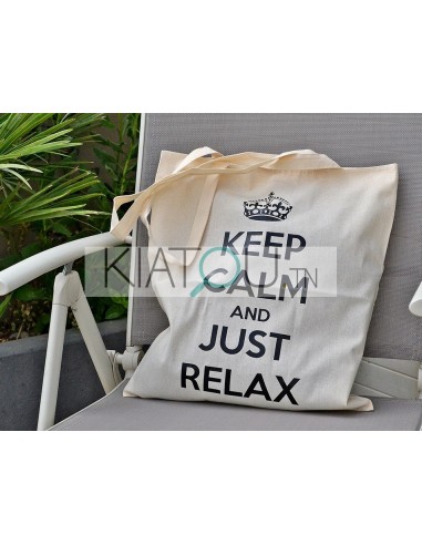 Sac Tote Bag - Keep Calm and Just Relax