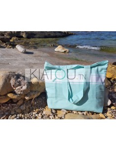 Maxi Sac de Plage Bleu Aqua... 2