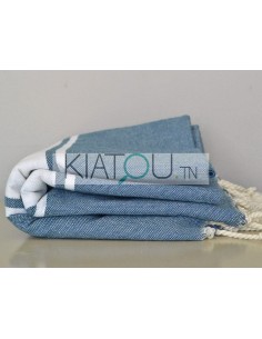 Fouta Plate Bleu Jean réf... 2