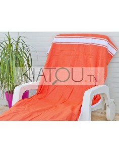 Fouta Plate Orange   réf 17... 2