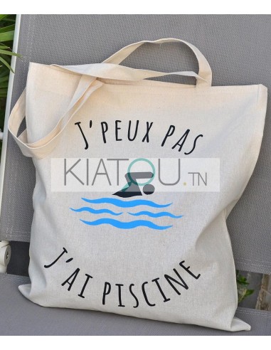 Sac Tote Bag - J'peux pas J'ai Piscine