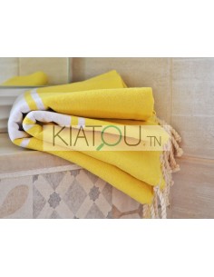 Fouta Plate Jaune Citron... 2