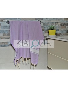 Fouta Plate Mauve réf 06 -...