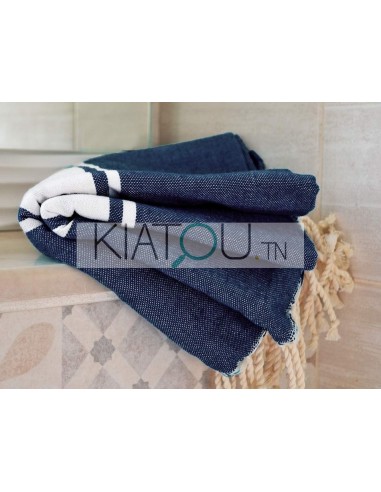 Fouta Plate Bleu Marine réf 50 -...