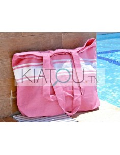 Maxi Sac de Plage Rose...