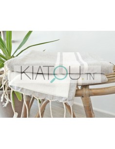 Serviette Fouta Gris Clair...