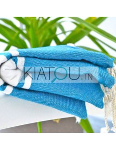 Fouta Plate Bleu Turquoise...